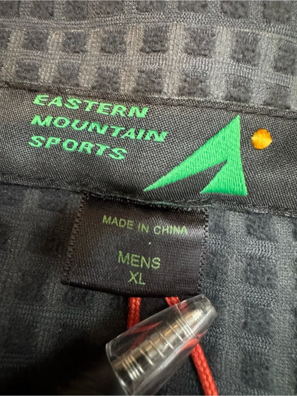 Men’s Sz XL Eastern Mountain Sports Two-Tone Gray & Black Lightweight Jacket